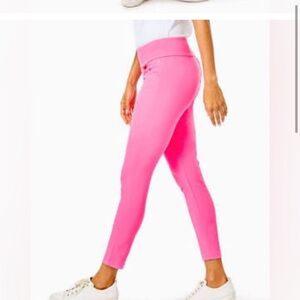 Lilly Pulitzer Luxletic UPF 50 Corso Golf Pants in Hot Pink 8